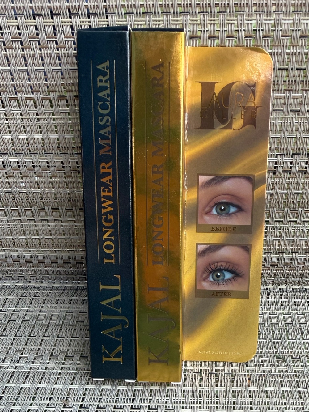 Laura Geller Kajal Longwear Mascara Black NIB | Full Size | Lot of 2